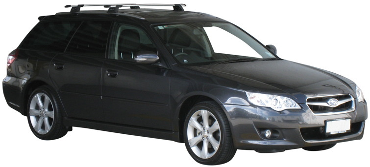 subaru legacy roof rack install